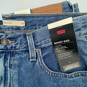 BAGGY DAD WOMEN'S JEANS Medium wash 26 x 30